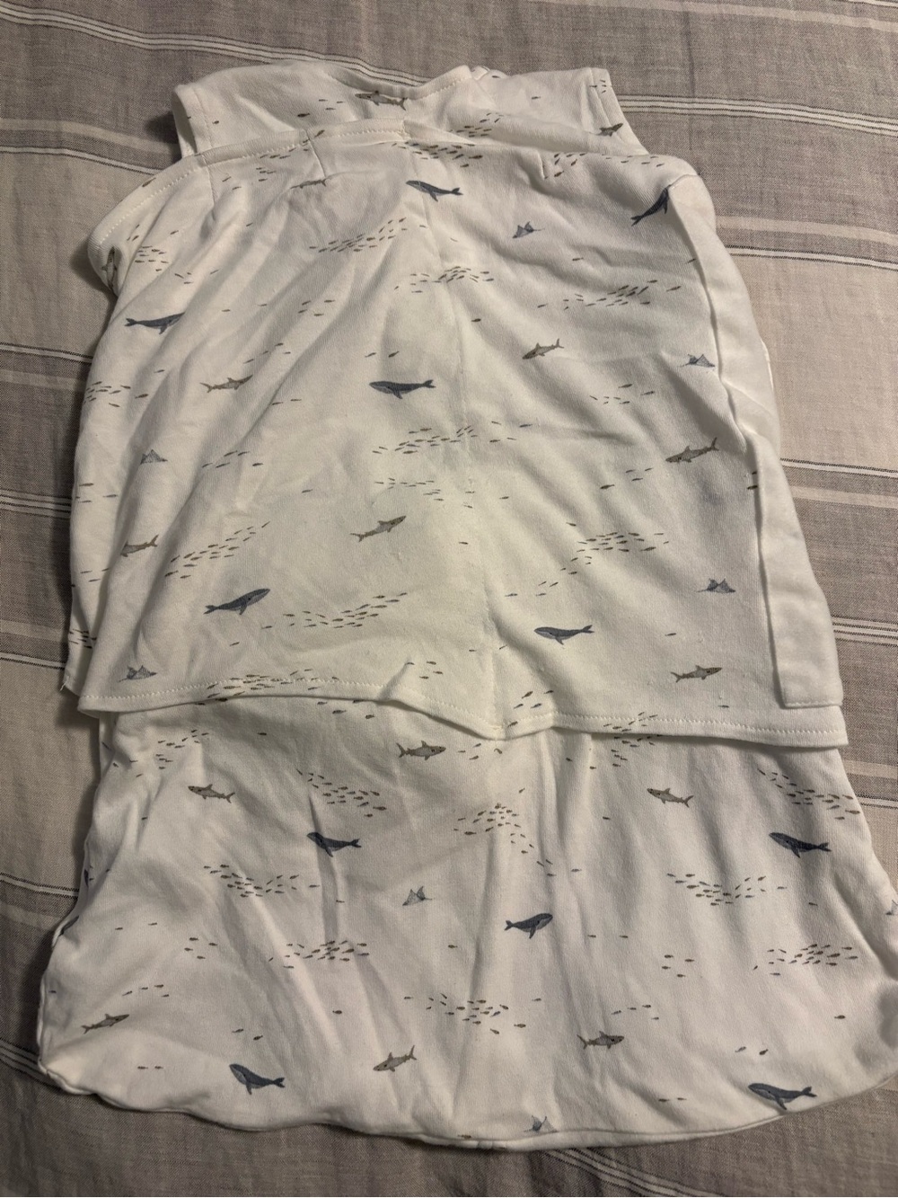 Halo Cotton Sleepsack 3-Way Swaddle, TOG 1.5, Ocean Life, Newborn 0-3Month - Picture 3 of 3